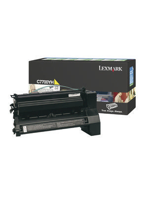 Lexmark - C7700YH - High Capacity Toner yellow, C7700YH, Lexmark
