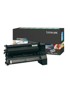 Lexmark - C7720CX - High Capacity Toner Cyan, C7720CX, Lexmark