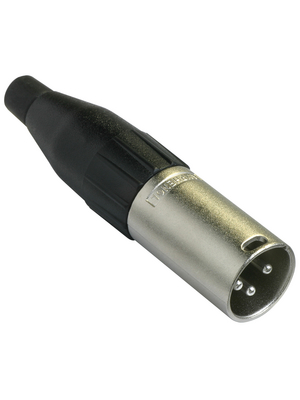 Amphenol - AC3MM - XLR 3 N/A AC Soldering Connections nickel-plated, AC3MM, Amphenol