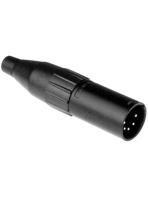 Amphenol - AC5MBJ - XLR 5 N/A AC Soldering Connections black, AC5MBJ, Amphenol