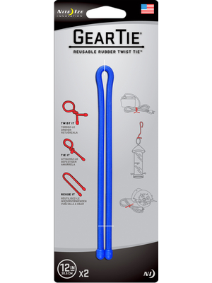 Nite Ize - GEAR TIE 12-BLUE - Gear Tie 12" Blue, GEAR TIE 12-BLUE, Nite Ize