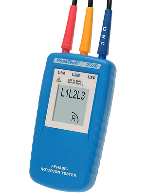 PeakTech - PeakTech 2530 - Phase Rotation Tester 40...690 VAC, PeakTech 2530, PeakTech