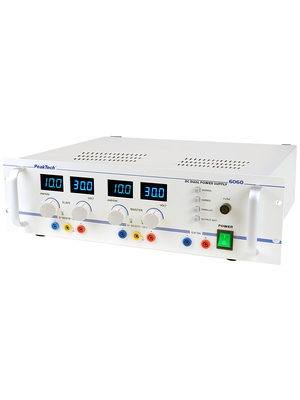 PeakTech - PeakTech 6060 - Laboratory Power Supply 3 Ch. 30 VDC 10 A / 30 VDC 10 A / 5 VDC 3 A, PeakTech 6060, PeakTech