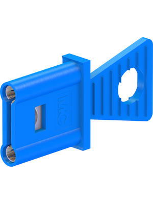 Staeubli Electrical Connectors - KB1-5,08 BLUE - Short-circuit plug ? 1 mm blue N/A, KB1-5,08 BLUE, St?ubli Electrical Connectors