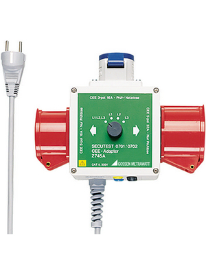 Gossen Metrawatt - Z745A - Three-phase current adapter for 3 x CEE, Z745A, Gossen Metrawatt