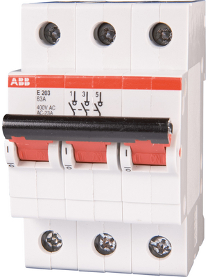 ABB - E203/63R - Main switch, 3 NO, 400 VAC, E203/63R, ABB