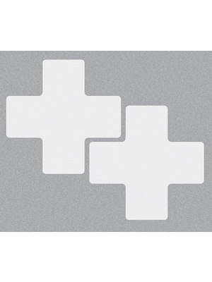 Brady - 104477 - Floor Corner Marks, Crosses, 104477, Brady