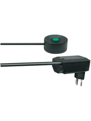 Brennenstuhl - 1159462091 - Adapter with switch black 10 A / 2300 W Typ 12, 1159462091, Brennenstuhl