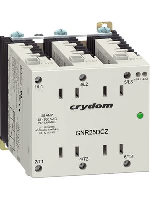 Crydom - GNR25ACZ - Solid state relay, three phase 180...280 VAC, GNR25ACZ, Crydom