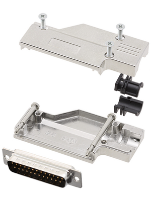 Encitech Connectors - DCMR-FK-25-DBP-K - D-Sub plug kit 25P, DCMR-FK-25-DBP-K, Encitech Connectors