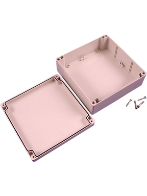 Hammond - 1554RGY - Plastic enclosure 160 x 160 x 60 mm grey ABS IP 65 N/A, 1554RGY, Hammond