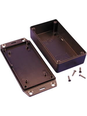 Hammond - 1591XXBSFLBK - Plastic enclosure black 63 x 28 mm ABS plastic, 1591XXBSFLBK, Hammond