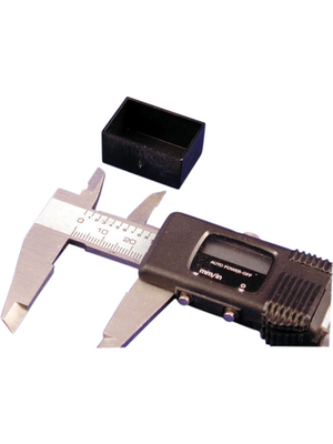 Hammond - 1596B112-10 - Potting box, black, 25 x 25 mm, ABS, 1596B112-10, Hammond