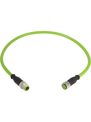 HARTING - 21349293477010 - Sensor cable 4 M12 Plug M12 Socket 1.00 m, 21349293477010, HARTING