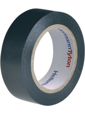 HellermannTyton - HTAPE-FLEX2000+19X6 PVC BK - PVC Insulation Tape black 19 mmx6 m, HTAPE-FLEX2000+19X6 PVC BK, HellermannTyton