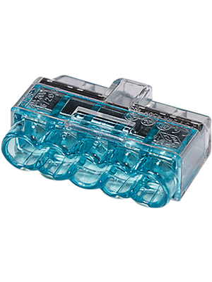 HellermannTyton - HCPM-5 PC BU 75 - Socket terminal Poles=5, 0.5...2.5 mm2, HCPM-5 PC BU 75, HellermannTyton