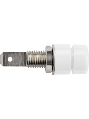 Schtzinger - IBU 5568 Ni / WS - Insulated socket ? 4 mm white N/A, IBU 5568 Ni / WS, Schtzinger