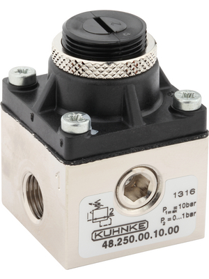 Kuhnke - 48.250.00.10.00 - Pressure regulator 0...1 bar, 48.250.00.10.00, Kuhnke