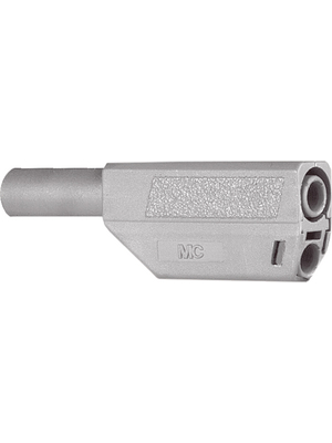 Staeubli Electrical Connectors - KT425-SE GREY - Insulator ? 4 mm grey CAT II N/A, KT425-SE GREY, St?ubli Electrical Connectors