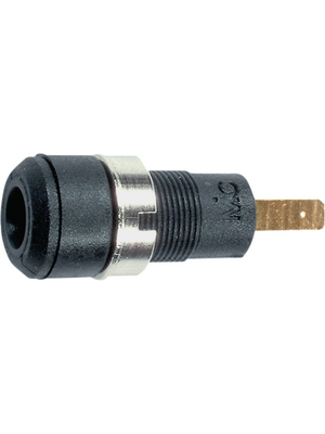 Staeubli Electrical Connectors - SLB2-F2,8 BLACK - Safety sockets ? 2 mm black N/A, SLB2-F2,8 BLACK, St?ubli Electrical Connectors