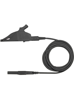 Staeubli Electrical Connectors - XDLS-418 schwarz/black - Test lead  ? 4 mm black, XDLS-418 schwarz/black, St?ubli Electrical Connectors