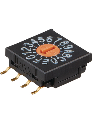 NKK - FR02FR16P-S - PCB coding switch HEX 4+1, FR02FR16P-S, NKK