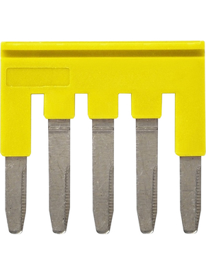 Omron Industrial Automation - XW5S-P2.5-5YL - Short bar N/A 29.7 x 3.0 x 23 mm yellow XW5S, XW5S-P2.5-5YL, Omron Industrial Automation