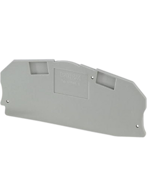 Phoenix Contact - D-UTME 6 - End plate, grey, D-UTME 6, Phoenix Contact