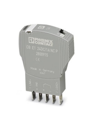 Phoenix Contact - CB E1 24DC/2A NC P - Circuit Breaker 18...30 VDC, CB E1 24DC/2A NC P, Phoenix Contact