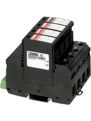 Phoenix Contact - VAL-MS-T1/T2 335/12.5/3+1-FM - Lightning/Surge Arrester 80 A, VAL-MS-T1/T2 335/12.5/3+1-FM, Phoenix Contact