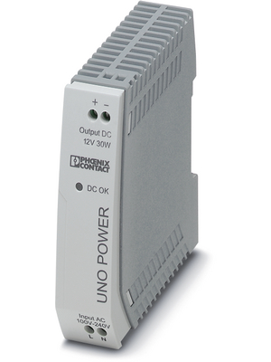 Phoenix Contact - UNO-PS/1AC/12DC/ 30W - Switched-mode power supply / 2.5 A, UNO-PS/1AC/12DC/ 30W, Phoenix Contact