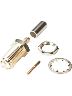 RND Connect - RND 205-00494 - Connector SMA 50 Ohm, straight, RND 205-00494, RND Connect