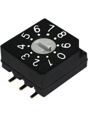 RND Components - RND 210-00099 - PCB coding switch BCD 3+3, RND 210-00099, RND Components