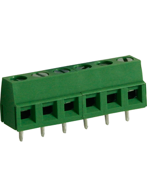RND Connect - RND 205-00049 - PCB Terminal Block Pitch 5 mm horizontal 6P, RND 205-00049, RND Connect