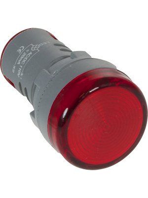RND Components - RND 210-00049 - 22 mm Panel Indicator red 12 V, RND 210-00049, RND Components