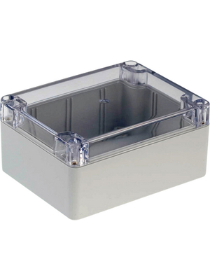 RND Components - RND 455-00184 - Plastic enclosure 90 x 115 x 55 mm light grey PC IP 65 N/A, RND 455-00184, RND Components