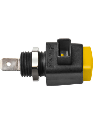 Schtzinger - ESD 798 / GE - Quick-release terminal ? 4 mm yellow, ESD 798 / GE, Schtzinger