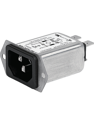 Schurter - 5123.1303.0.21 - Power inlet with filter 4 A 250 VAC, 5123.1303.0.21, Schurter