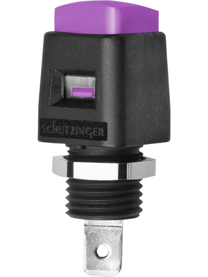 Schtzinger - ESD 498 PVI - Quick-release terminal ? 4 mm violet, ESD 498 PVI, Schtzinger