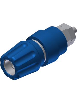 SKS Kontakttechnik - PKNI 10 B blue - Binding post ? 4 mm blue, PKNI 10 B blue, SKS Kontakttechnik