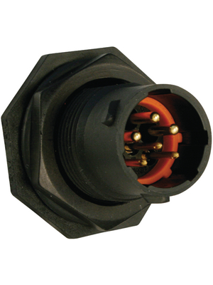 Souriau - UTS7103W3P - Panel Mount Plug UTS Trim Trio UTS Poles=3+3 N/A Male Housing size10, UTS7103W3P, Souriau