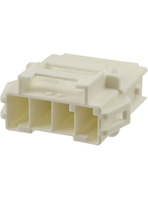 TE Connectivity - 1-1971772-4 - Female Housing Pitch6 mm Poles 1 x 4 Single row / for panel mount Power Triple Lock, 1-1971772-4, TE Connectivity