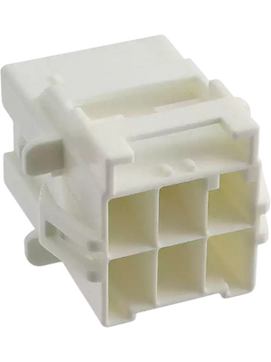 TE Connectivity - 1-1971775-3 - Female Housing Pitch6 mm Poles 2 x 3 Multi row / for panel mount Power Triple Lock, 1-1971775-3, TE Connectivity