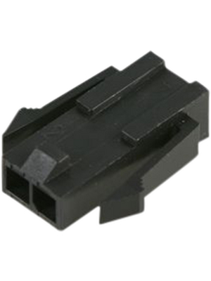 TE Connectivity - 1445048-2 - Crimp housing Pitch3 mm Poles 1 x 2 MATE-N-LOK Micro, 1445048-2, TE Connectivity