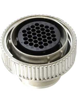 TE Connectivity - 208470-3 - Plug CPC1 Poles=37, accepts female contacts / Free hanging/cable mount / sealed, 208470-3, TE Connectivity