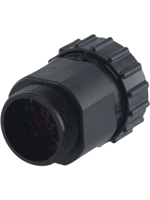 TE Connectivity - 796274-1 - Plug CPC1 Poles=16, accepts female contacts / Free hanging/cable mount / sealed, 796274-1, TE Connectivity