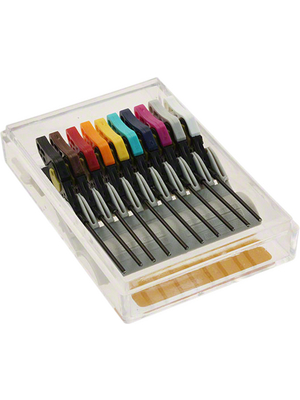 Teledyne LeCroy - PK400-1 - Gripper Probe Set For 2.54 mm pin pitch, includes 10 probes with color-coded leads, PK400-1, Teledyne LeCroy