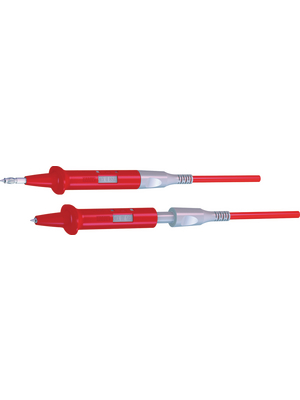 Staeubli Electrical Connectors - XSPP-419/SIL 100CM RED - Safety test lead red, XSPP-419/SIL 100CM RED, St?ubli Electrical Connectors