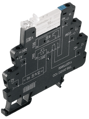 Weidmller - TRS 24VDC 100 - Relay Module, 1122770000, TRS 24VDC 100, Weidmller