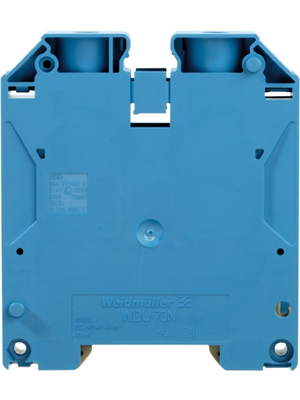 Weidmller - WDU 70N/35 BL - 9512420000 - Terminal block W-Series N/A blue, 16...70 mm2, WDU 70N/35 BL - 9512420000, Weidmller